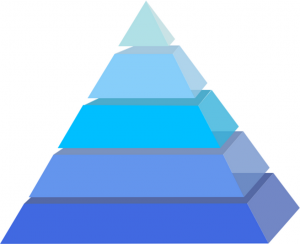 blue pyramid